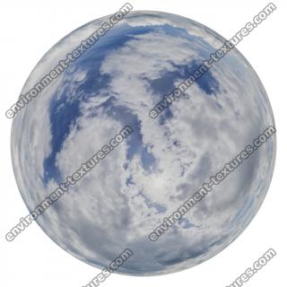 HDRi Skydome of Blue Clouded Sky 16K